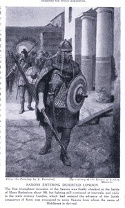 Saksit saapuvat autioon Lontooseen 1920-luvulla